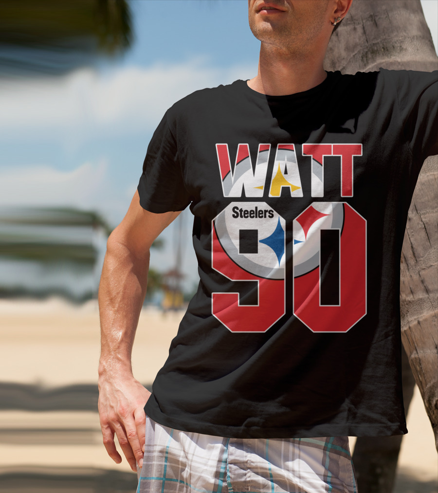 Watt 90 Steelers Pittsburgh T.j. Game Jersey T-Shirt