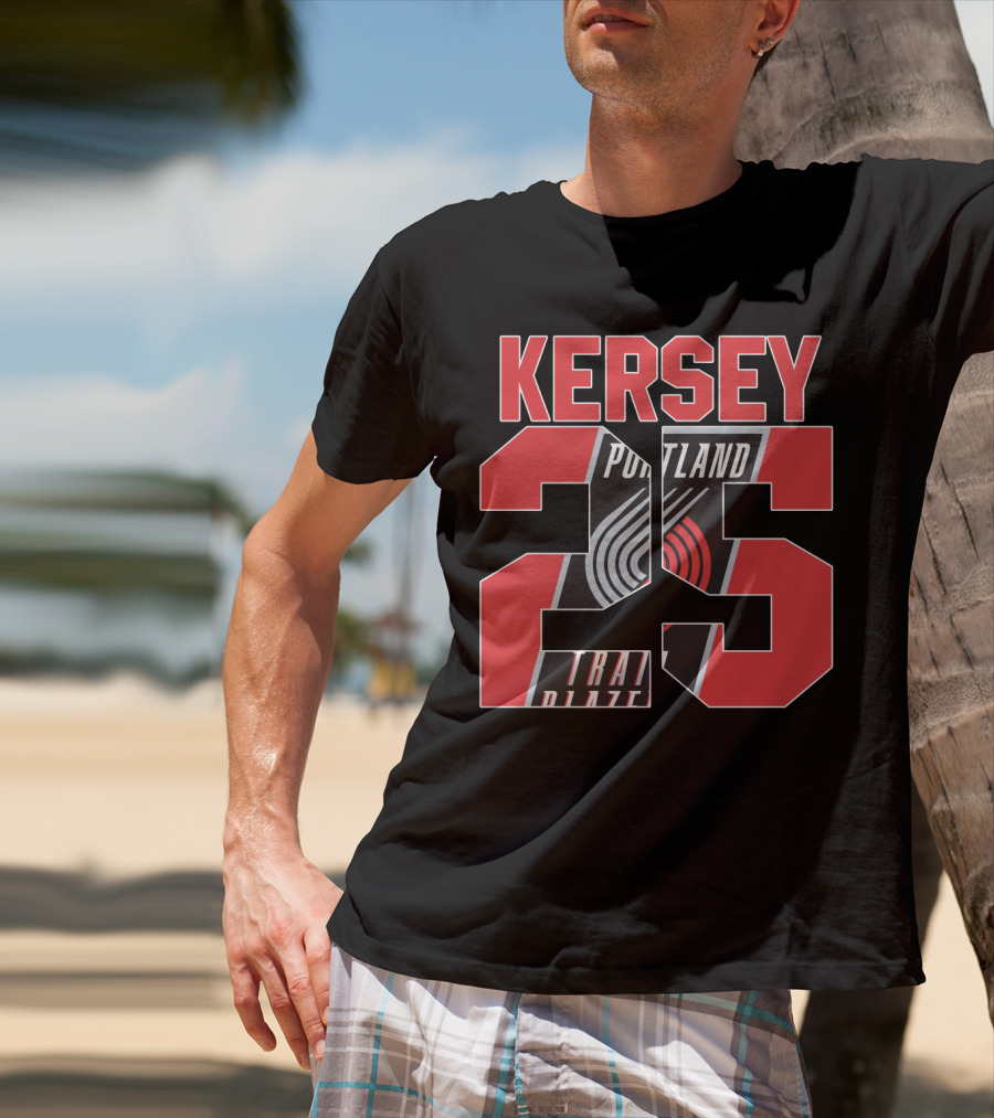 Portland Trail Blazers Kersey 25 Nba Jersey T-Shirt
