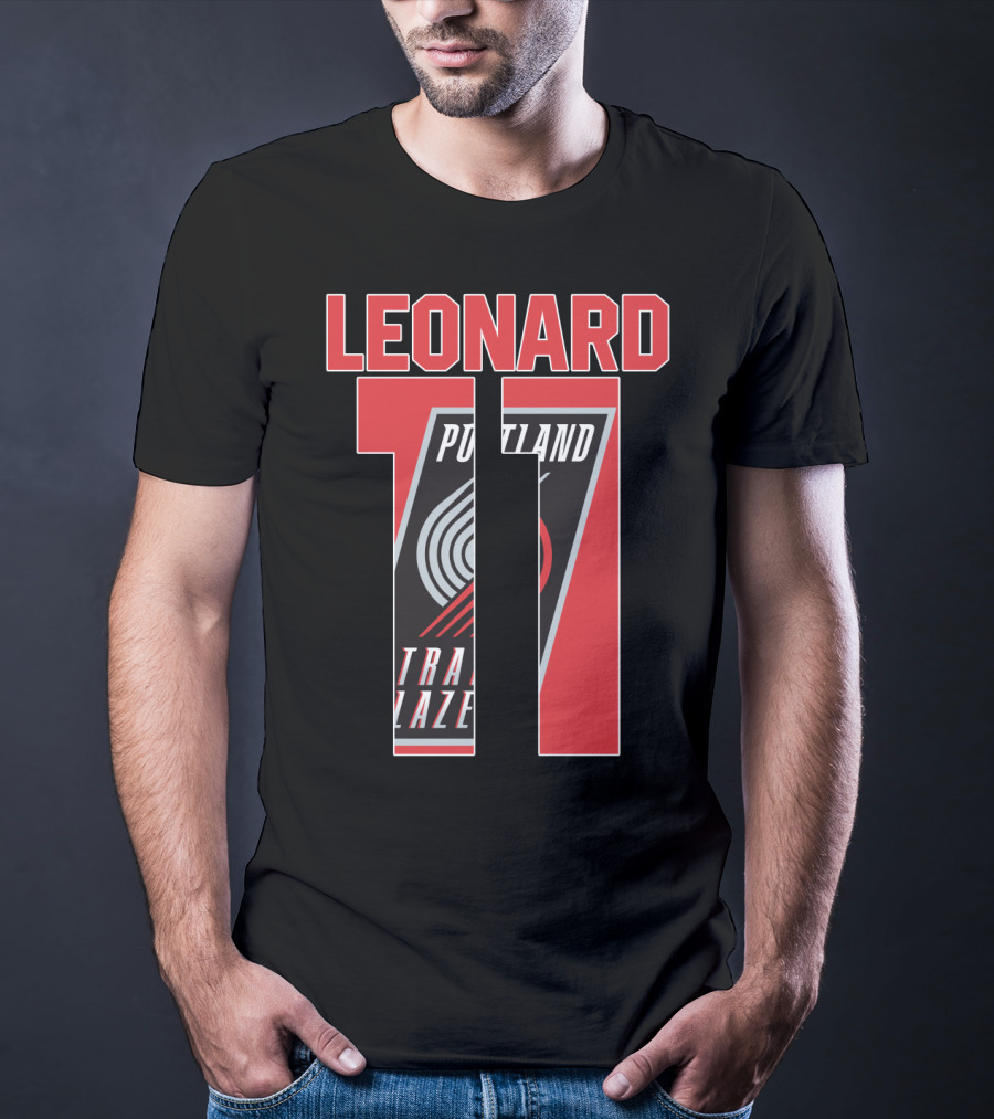 Leonard 11 Portland Trail Blazers Nba T-Shirt