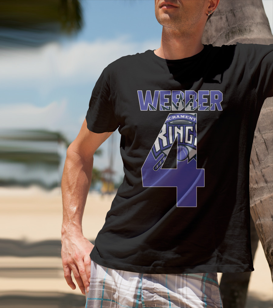 Sacramento Kings Chris Webber 4 Nba T-Shirt