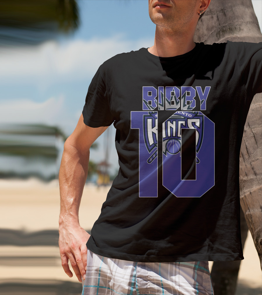 Sacramento Kings Mike Bibby 10 Nba Basketball Fan T-Shirt