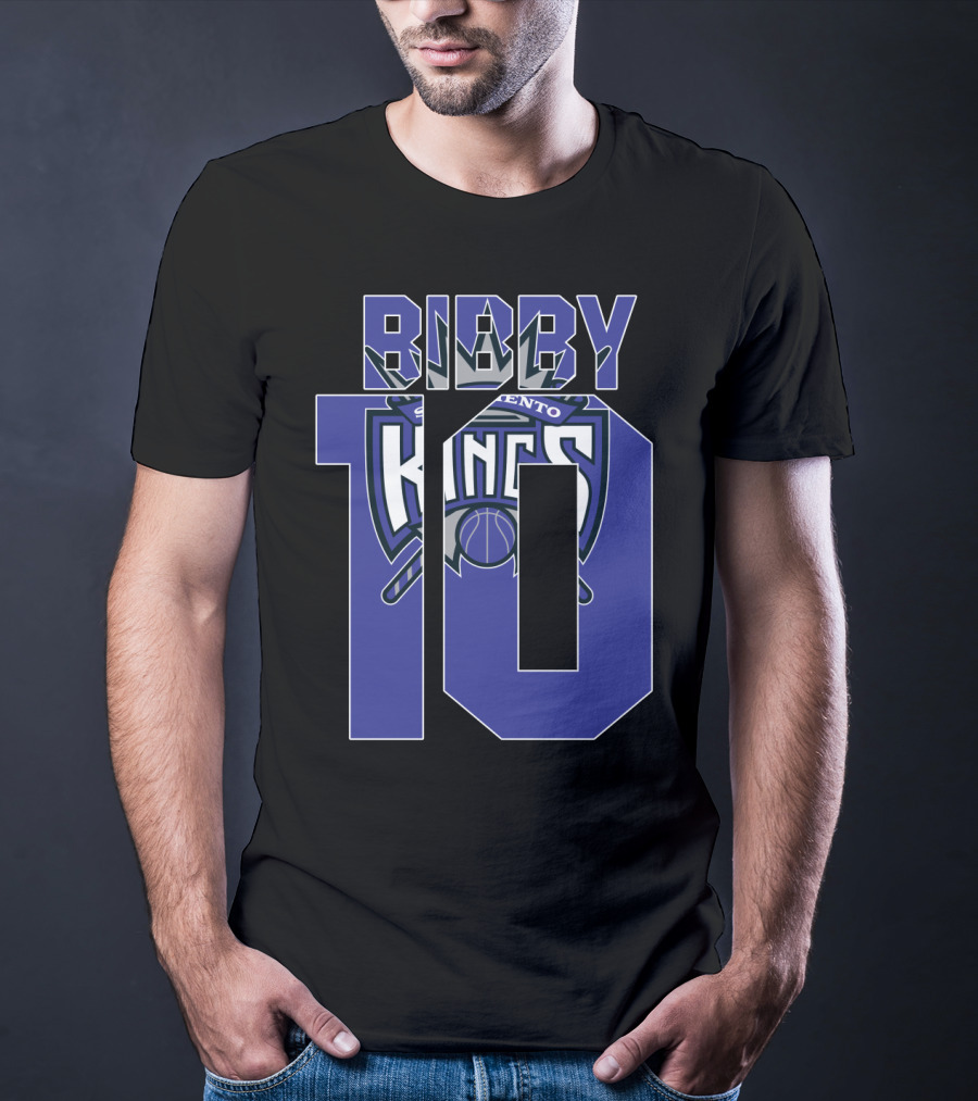 Sacramento Kings Mike Bibby 10 Nba Basketball Fan T-Shirt
