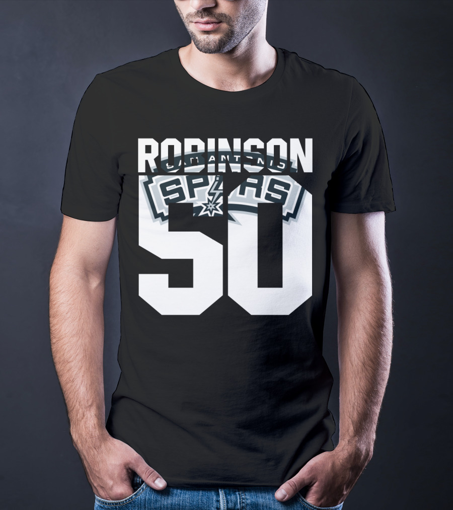 David Robinson 50 San Antonio Spurs Nba T-Shirt