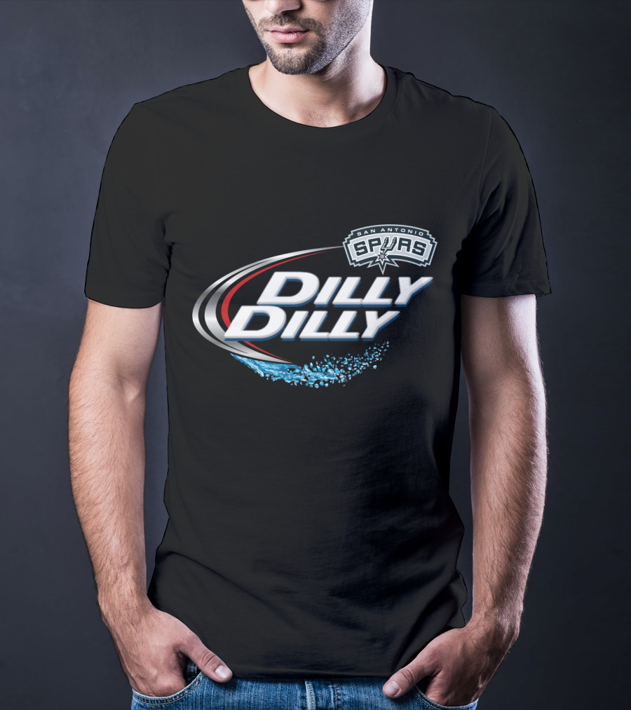 San Antonio Spurs Dilly Dilly Fans Logo And Splash T-Shirt