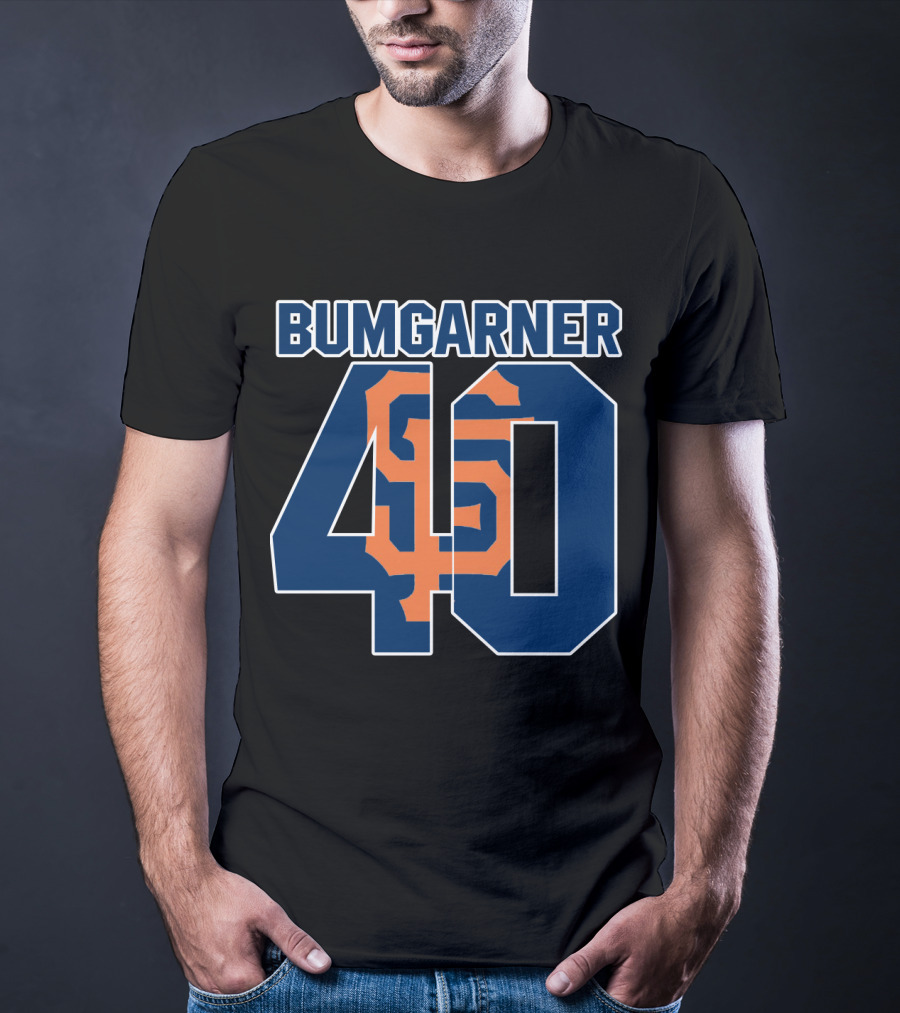 San Francisco Giants Bumgarner 40 Jersey T-Shirt