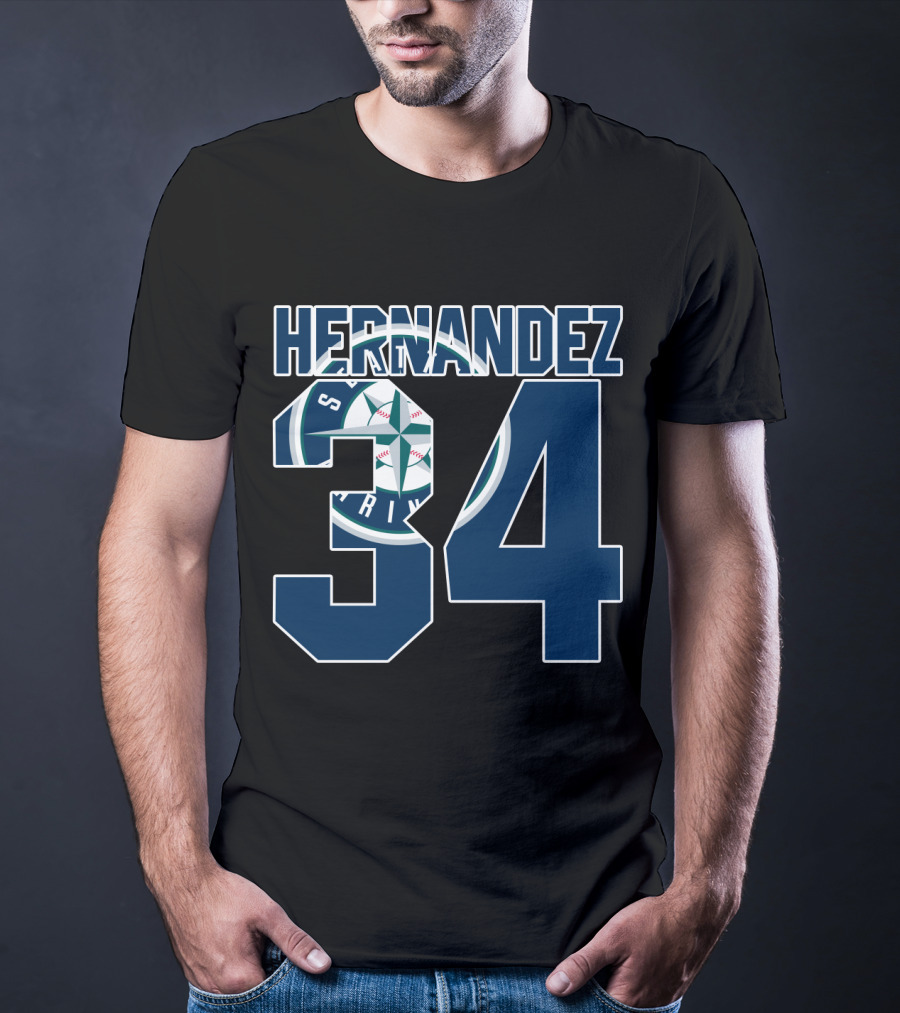 Seattle Mariners Hernandez 34 T-Shirt