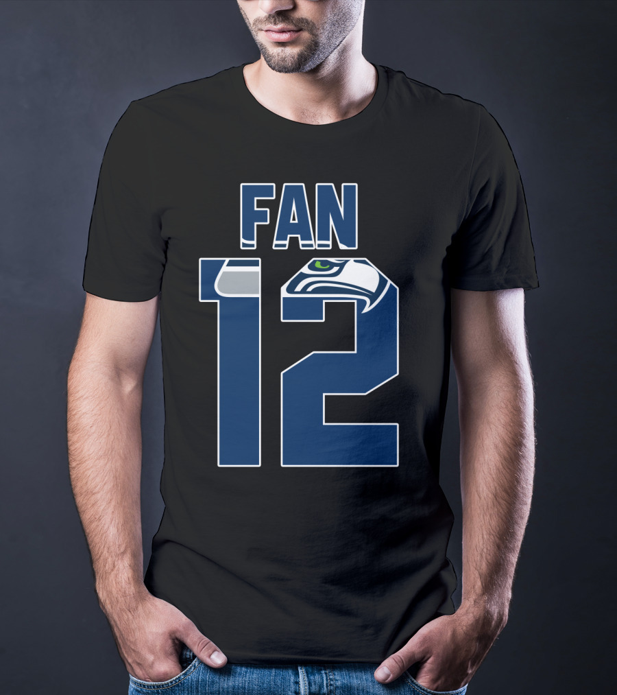 Seattle Seahawks Fan 12 Jersey T-Shirt