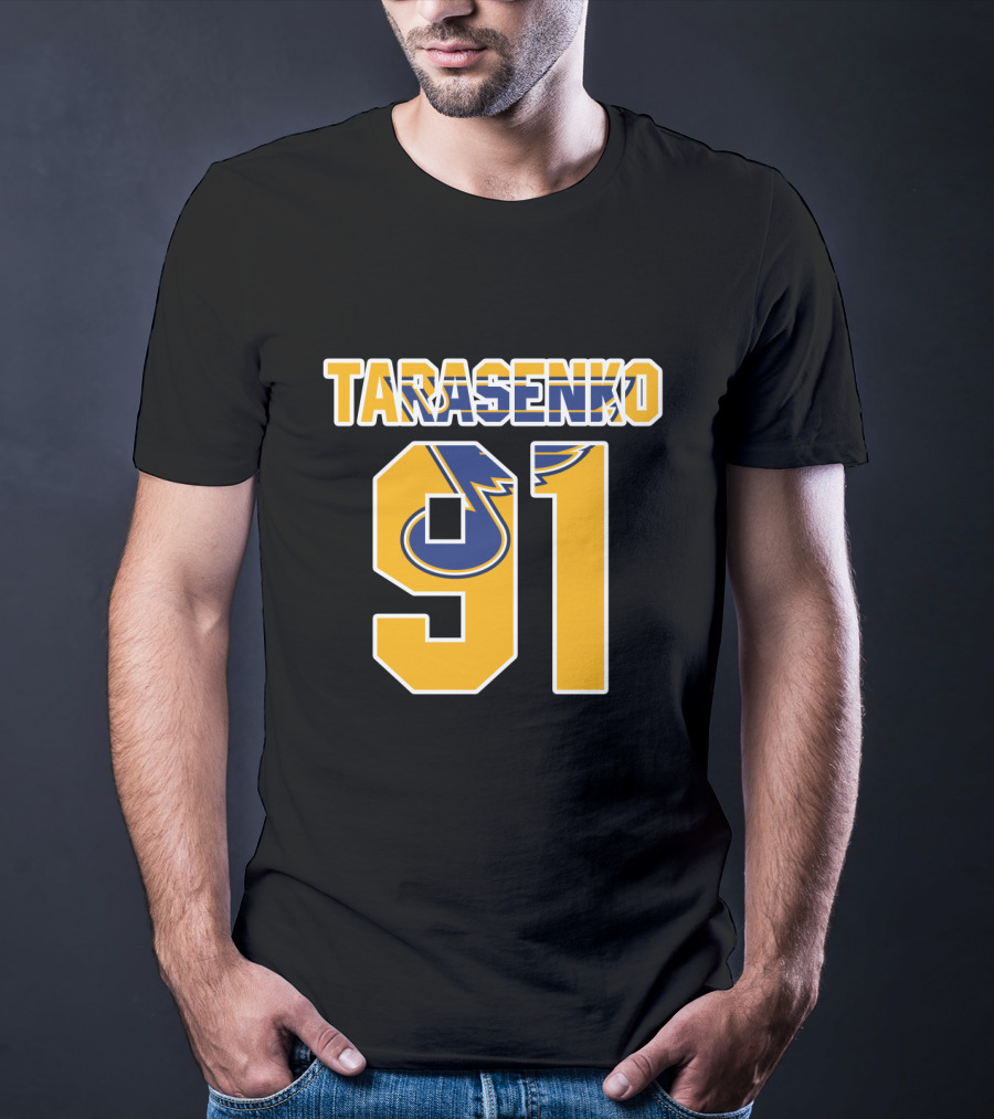 St Louis Blues Tarasenko 91 NHL Hockey Jersey T-Shirt