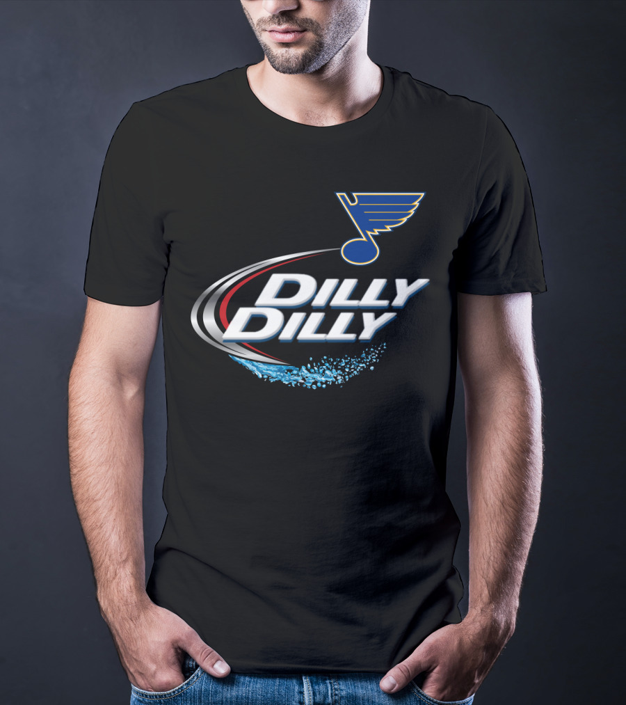 St. Louis Blues Dilly Dilly NHL Fan Logo Hockey T-Shirt