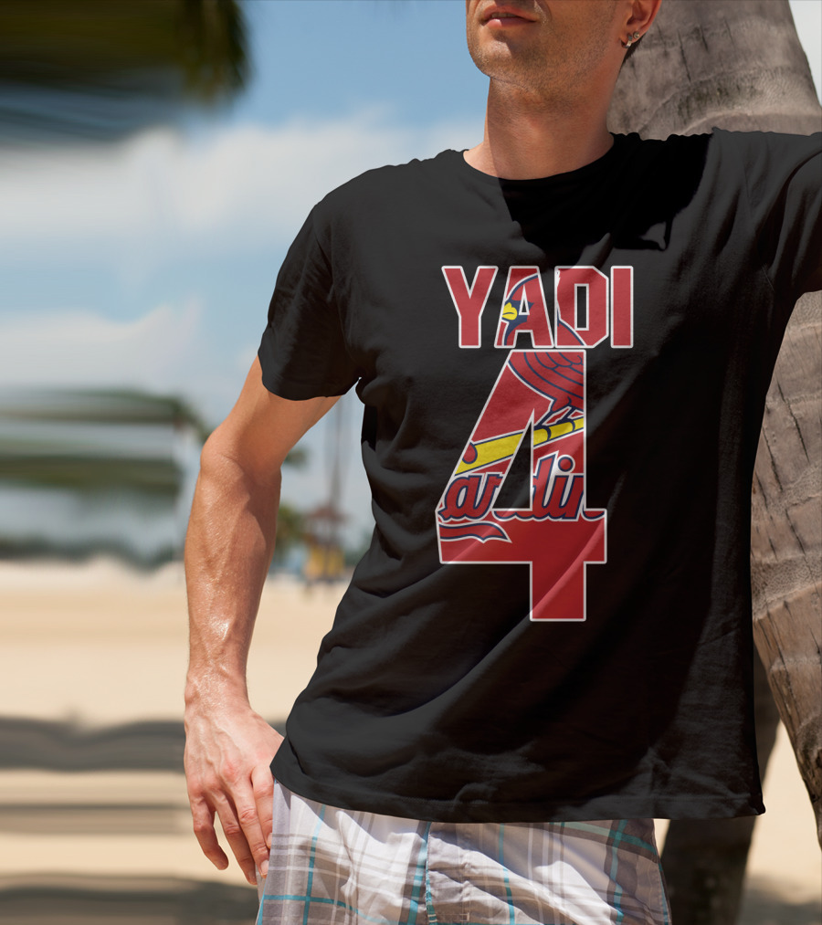 St. Louis Cardinals Yadier Molina Yadi 4 Jersey T-Shirt