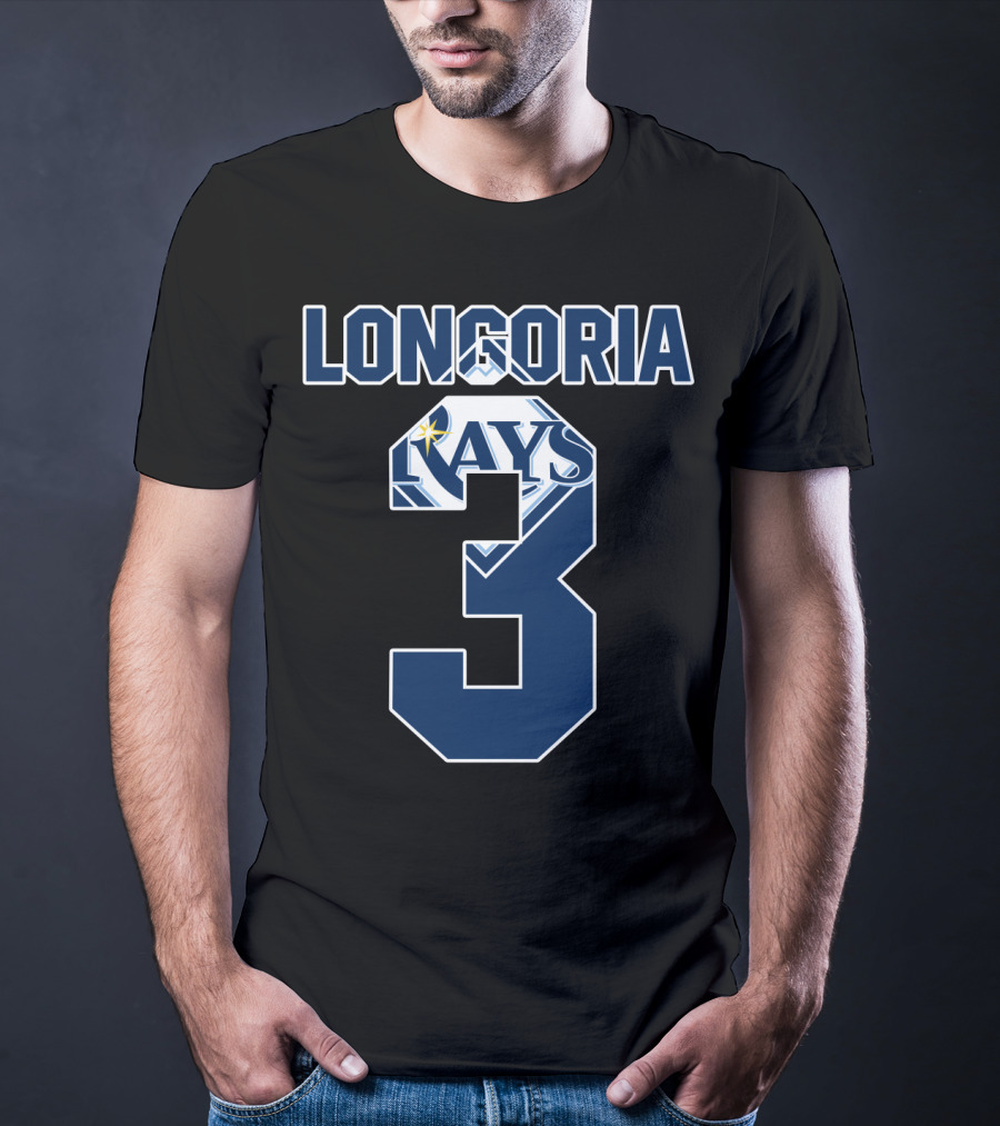 Longoria 3 Tampa Bay Rays T-Shirt