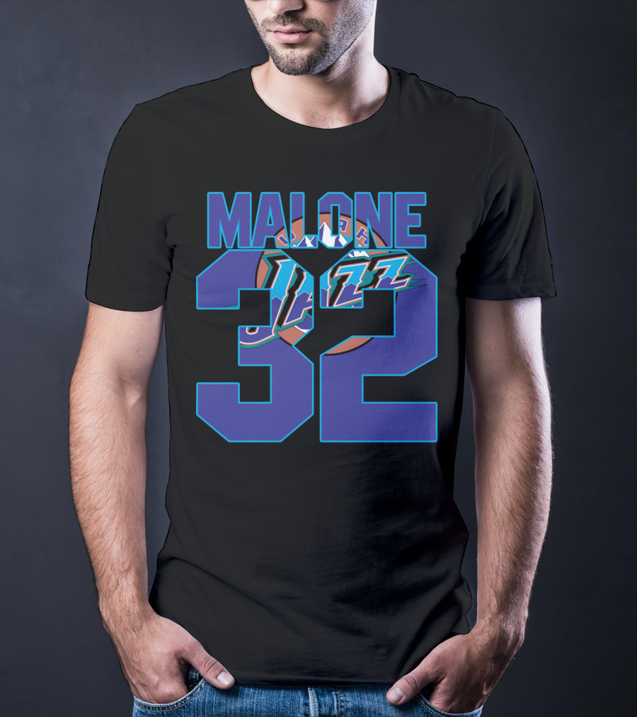 Utah Jazz Malone 32 Nba Basketball Classic T-Shirt