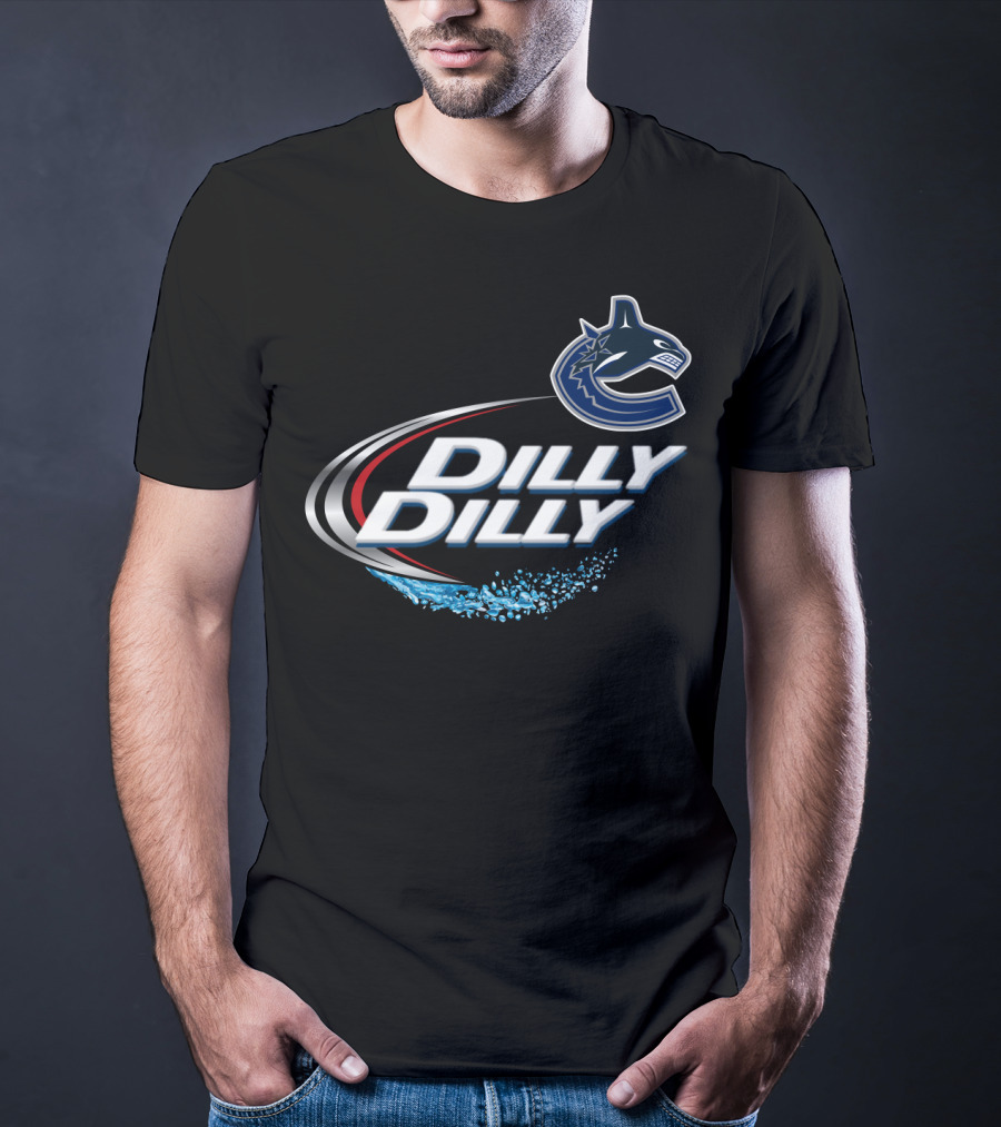 Vancouver Canucks Dilly Dilly Fans Logo And Slogan T-Shirt