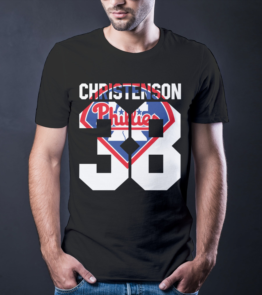 Christenson 38 Philadelphia Phillies 1981 Baseball T-Shirt
