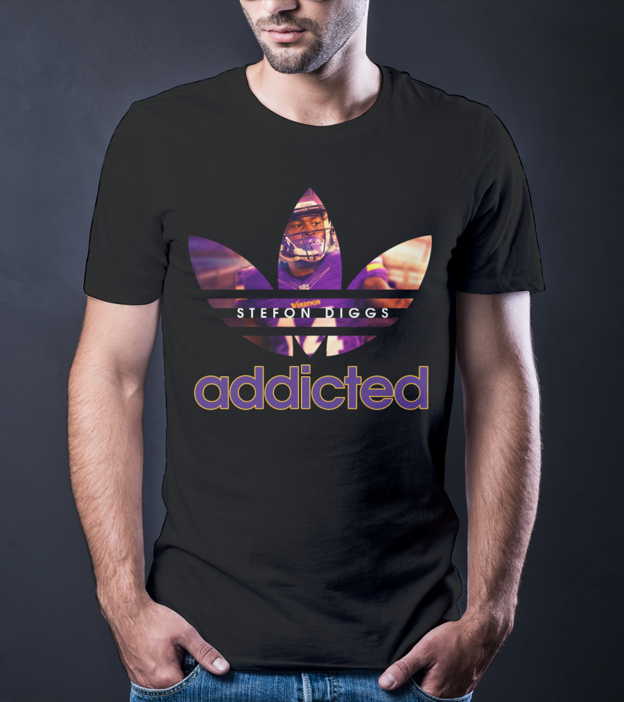 Stefon Diggs Minnesota Vikings Addicted Nfl T-Shirt