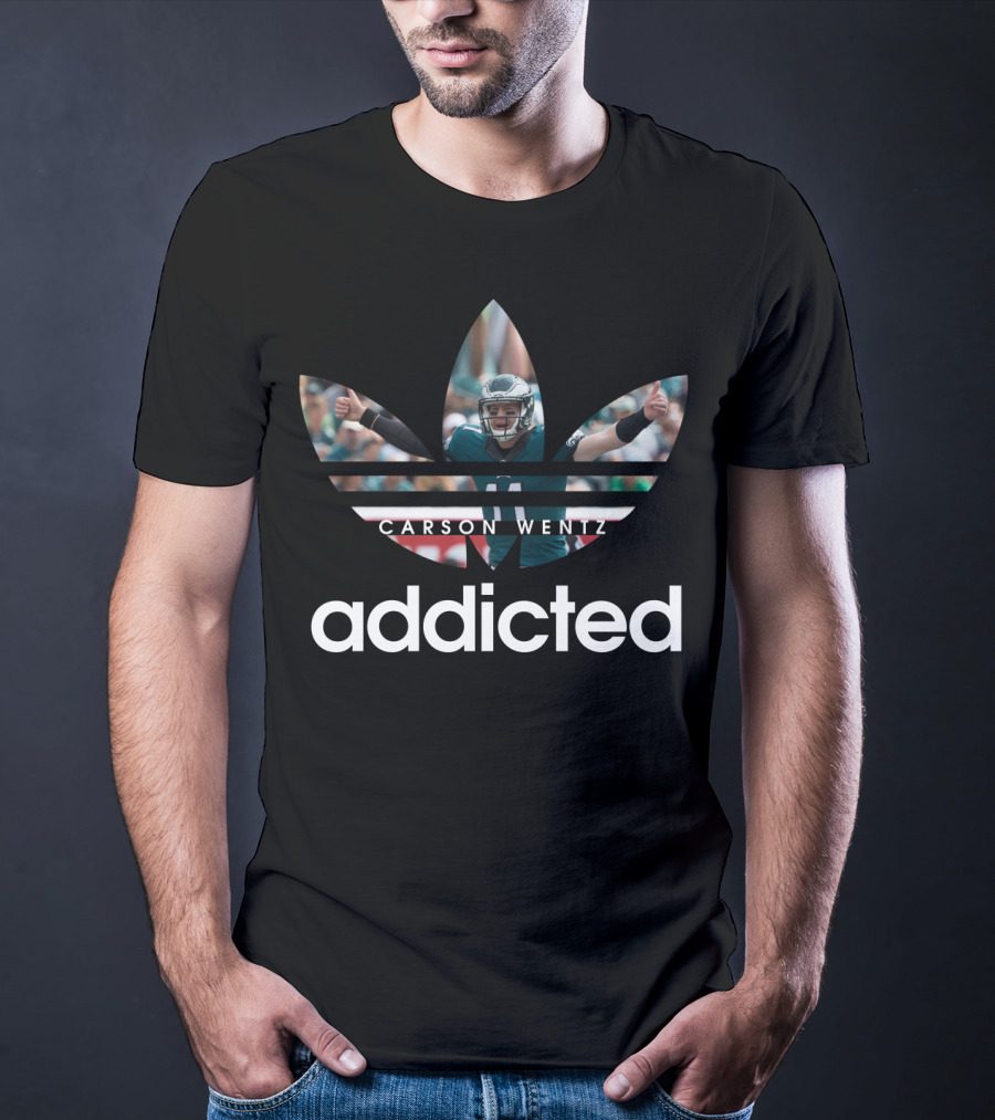 Philadelphia Eagles Carson Wentz Addicted Nfl T-Shirt