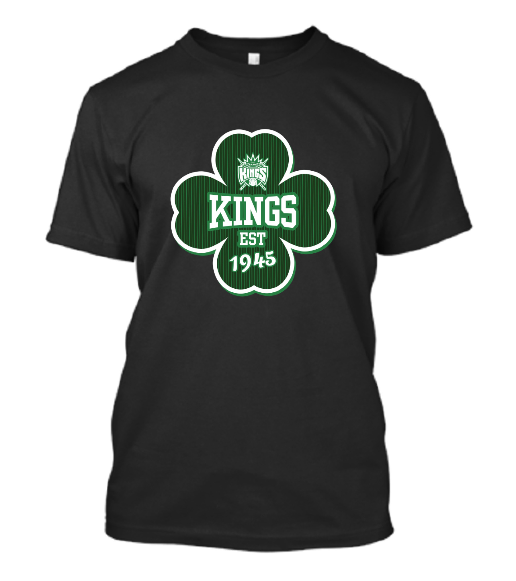 Sacramento Kings Shamrock Est 1945 Patrick's Day T-Shirt