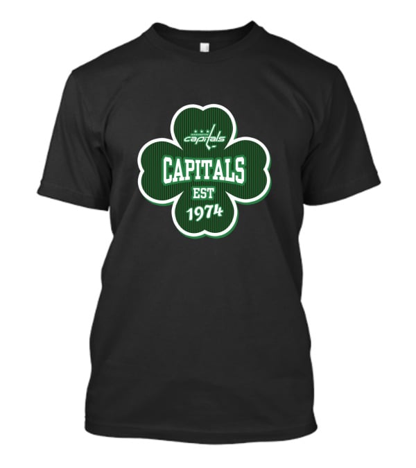 Washington Capitals Shamrock St. Patrick's Day Est 1974 T-Shirt