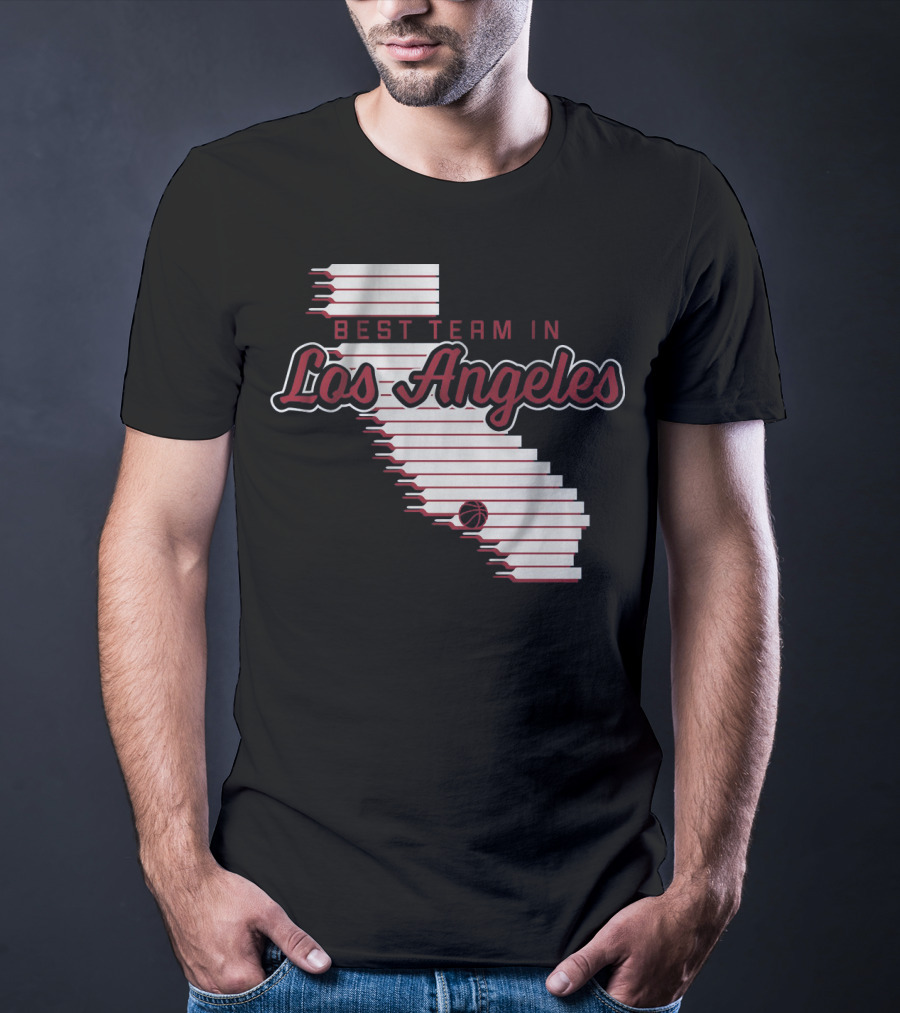 Best Team In Los Angeles ClippersTeam California Basketball T-Shirt
