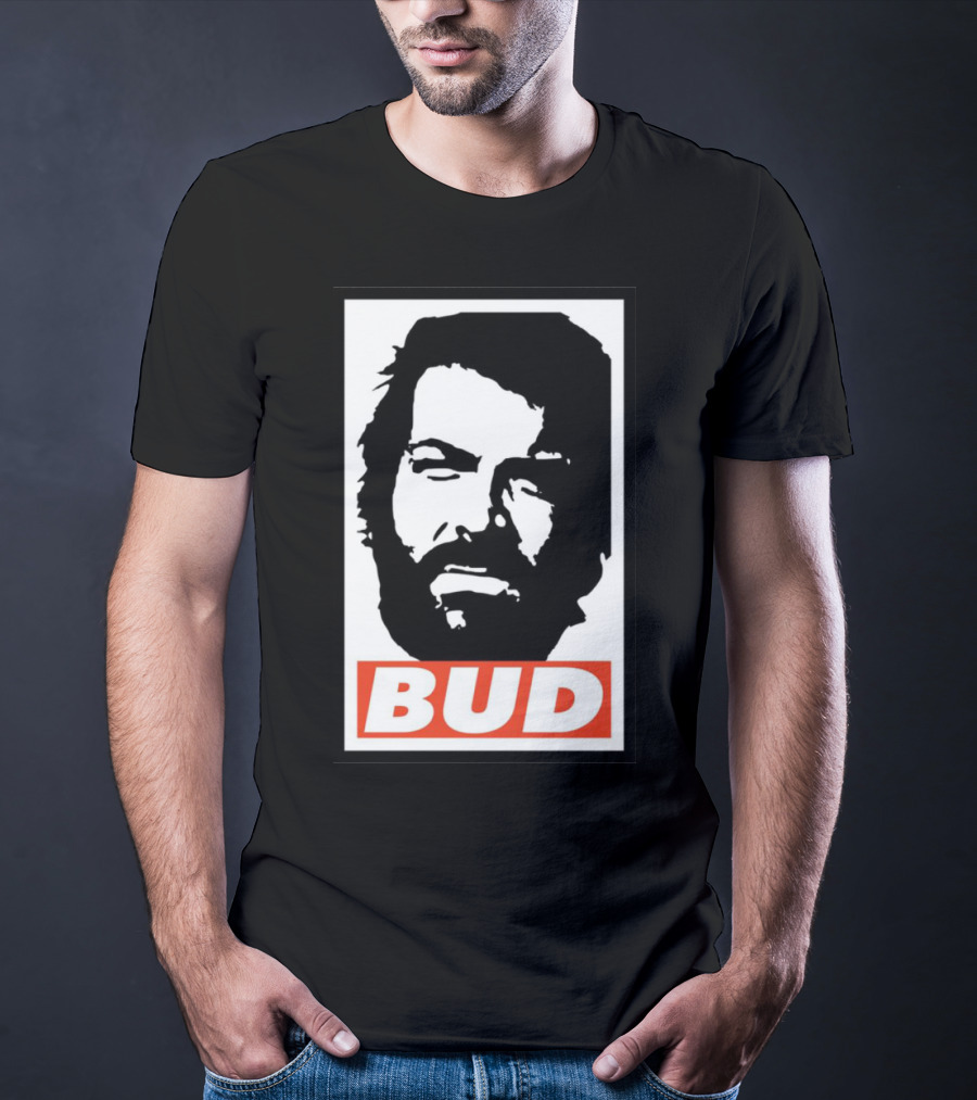 Bud Spencer Tribute Graphic Blockface T-Shirt