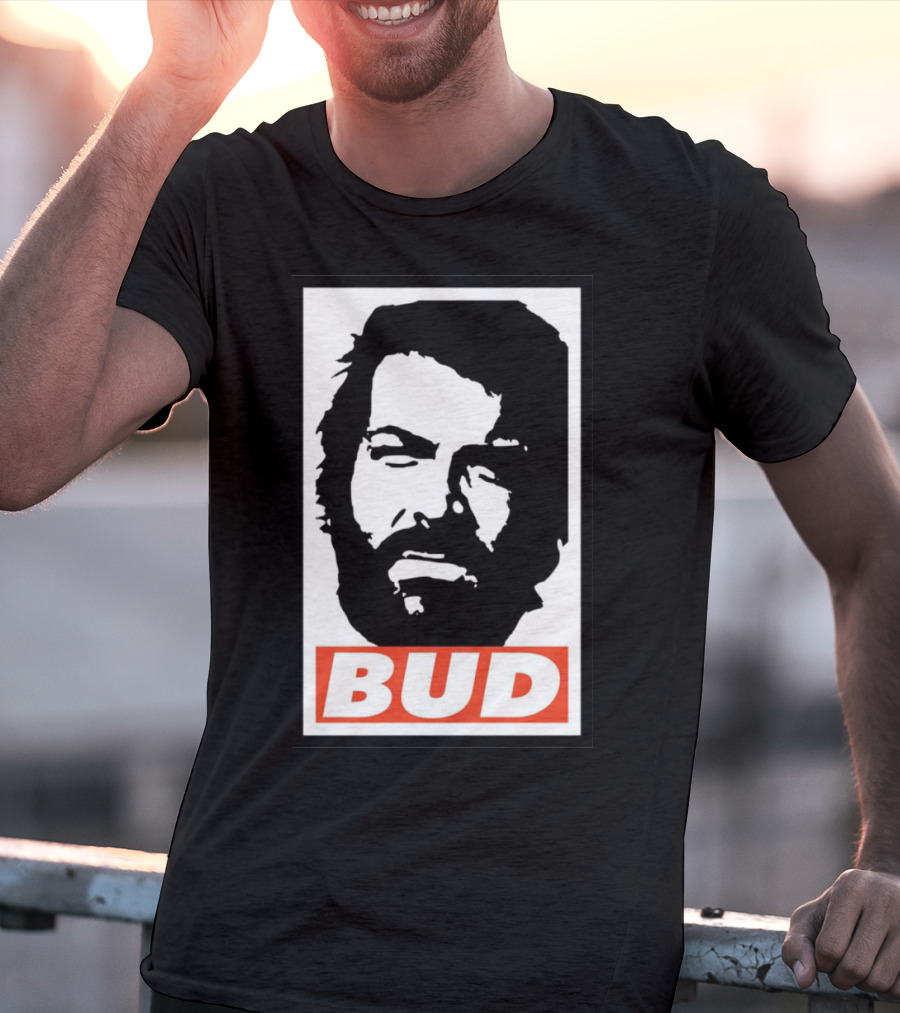 Bud Spencer Tribute Graphic Blockface T-Shirt