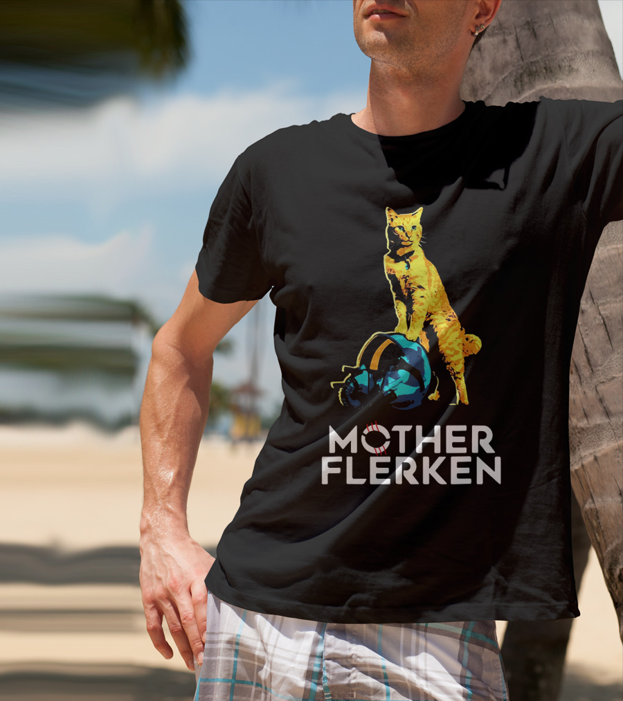 Mother Flerken Cat With Goose Helmet Marvel Fan T-Shirt