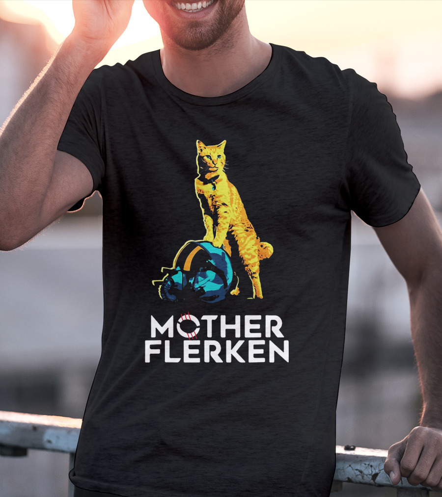 Mother Flerken Cat With Goose Helmet Marvel Fan T-Shirt