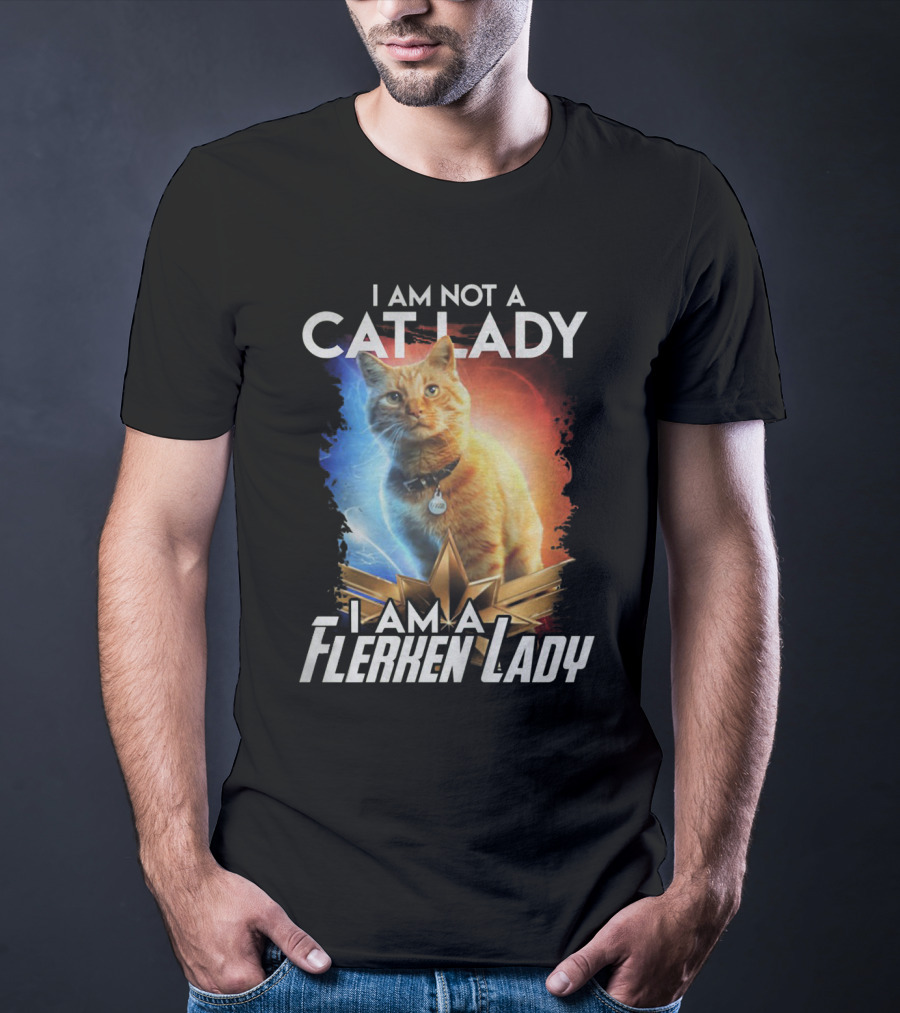 I Am Not A Cat Lady I Am A Flerken Lady Goose Cat T-Shirt