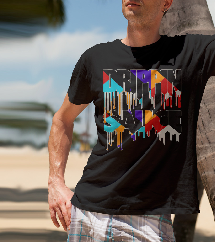 Jordan 9 Drippin Sauce Dream It Do It Bold Multicolor Drip T-Shirt