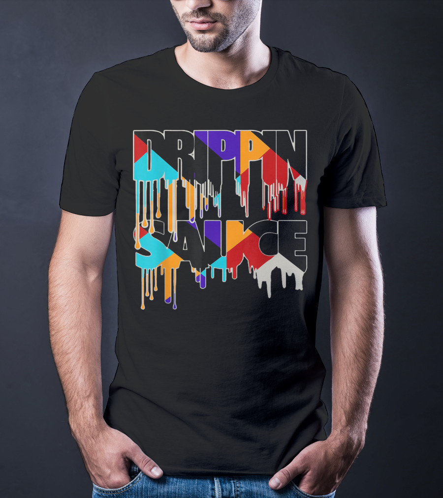 Jordan 9 Drippin Sauce Dream It Do It Bold Multicolor Drip T-Shirt