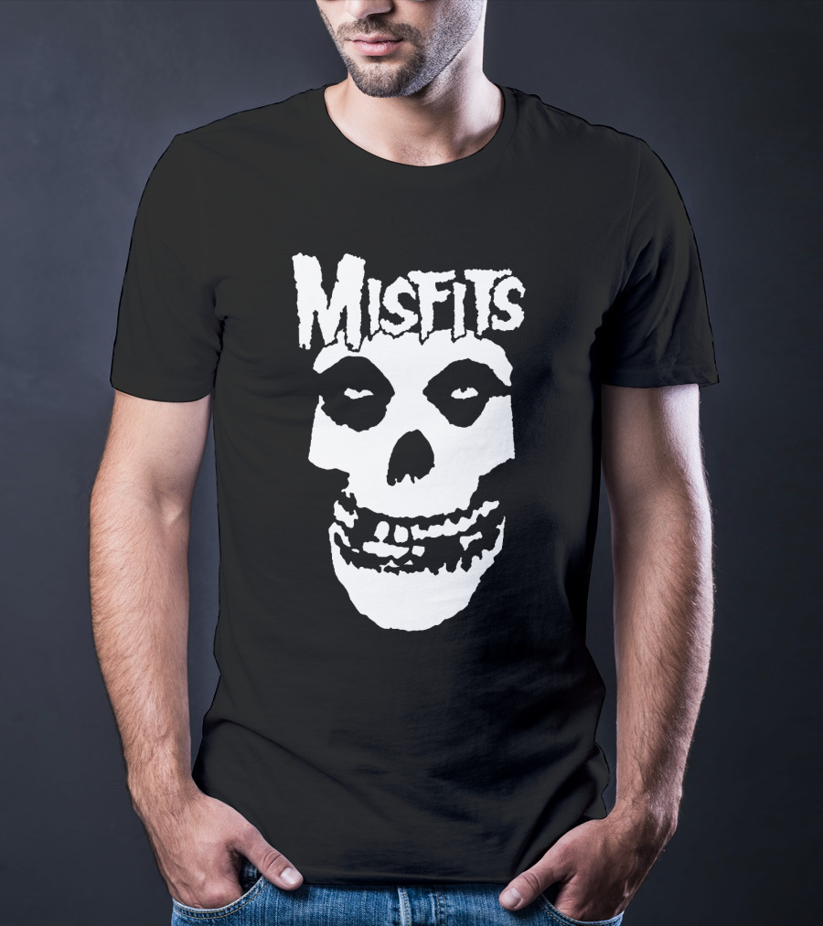 Misfits Fiend Skull Iconic Punk Rock Band T-Shirt