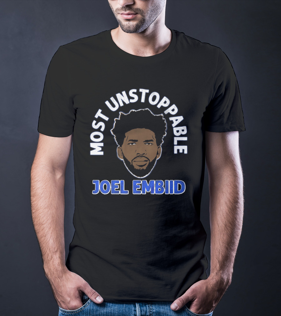 Most Unstoppable Joel Embiid NBA Basketball Star T-Shirt