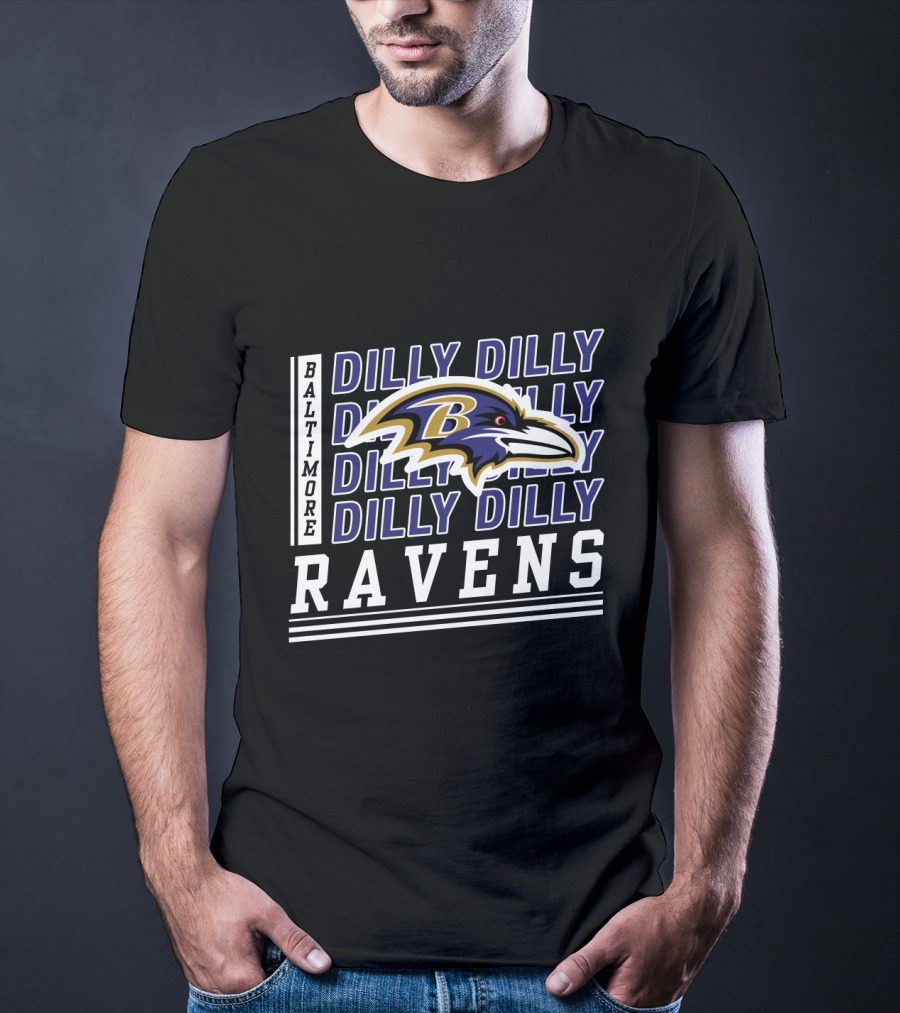 Baltimore Ravens Dilly Dilly Ravens Fans T-Shirt