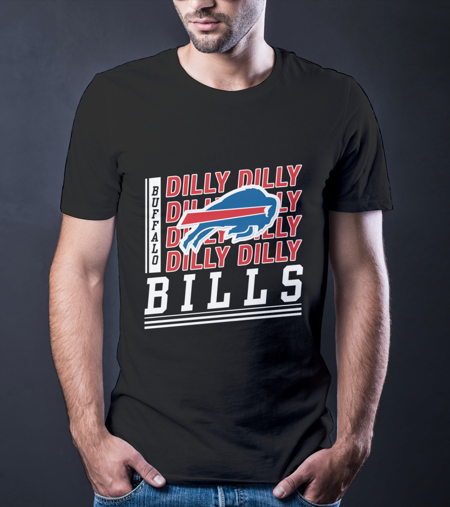 Buffalo Bills Dilly Dilly Fans Bud Light Collaboration T-Shirt