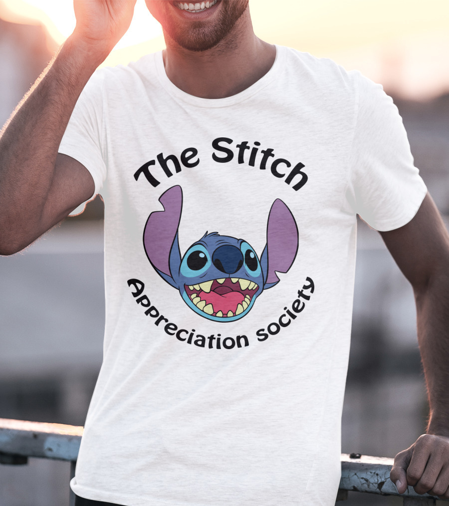 The Stitch Appreciation Society Lilo And Stitch Fandom Club Emblem T-Shirt