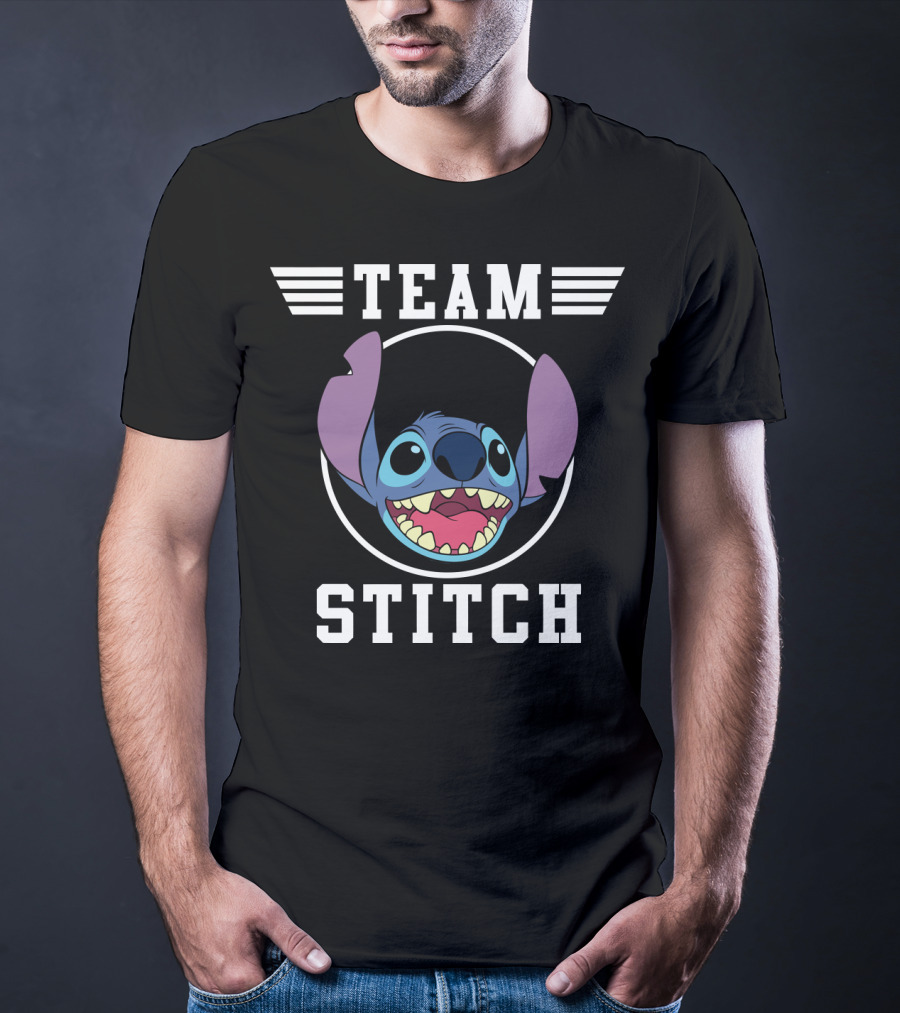 Lilo And Stitch Team Stitch Featuring Iconic Character T-Shirt