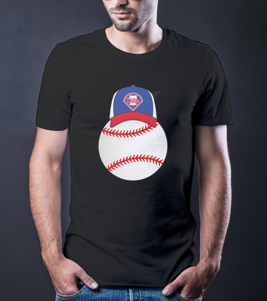 Philadelphia Phillies Mickey Mouse Baseball Hat T-Shirt