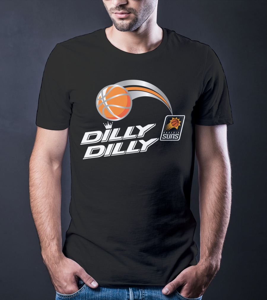 Phoenix Suns Dilly Dilly Basketball Logo With Crown And Hoop T-Shirt