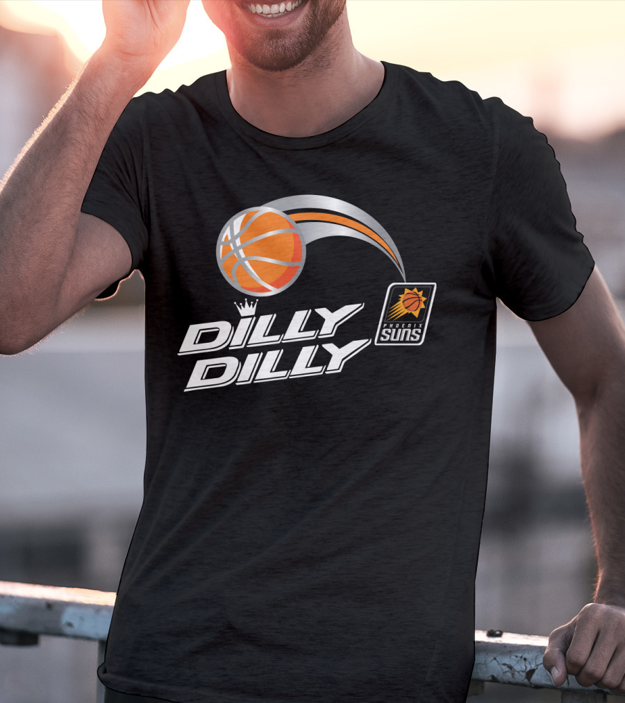 Phoenix Suns Dilly Dilly Basketball Logo With Crown And Hoop T-Shirt