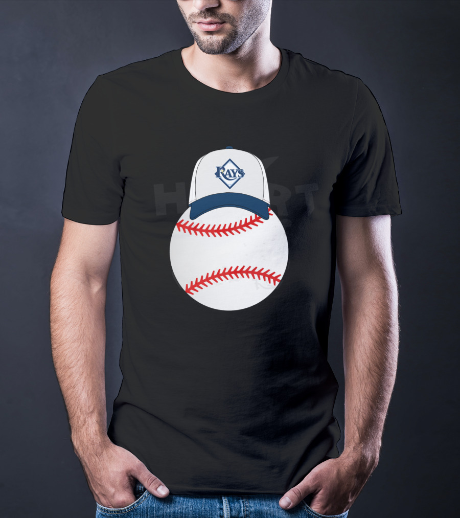 Tampa Bay Rays Baseball Cap With Mickey Mouse Ears T-Shirt