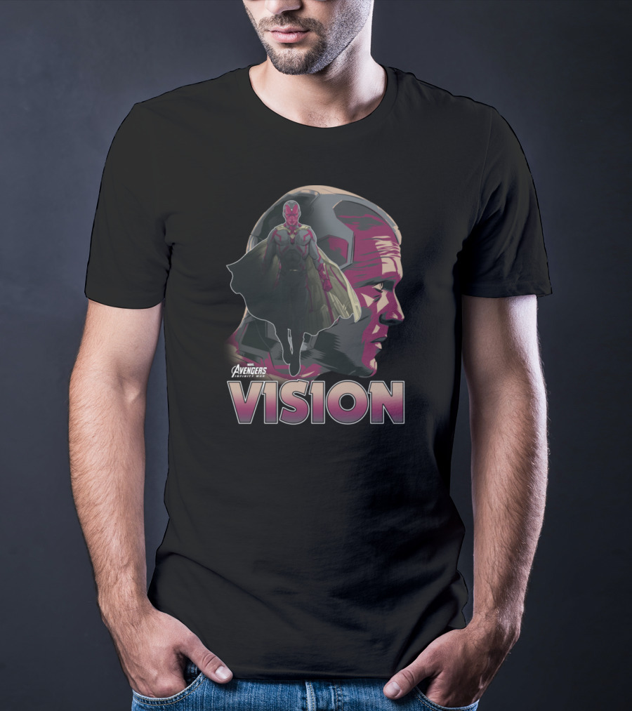 Avengers Vision Profile Infinity War T-Shirt