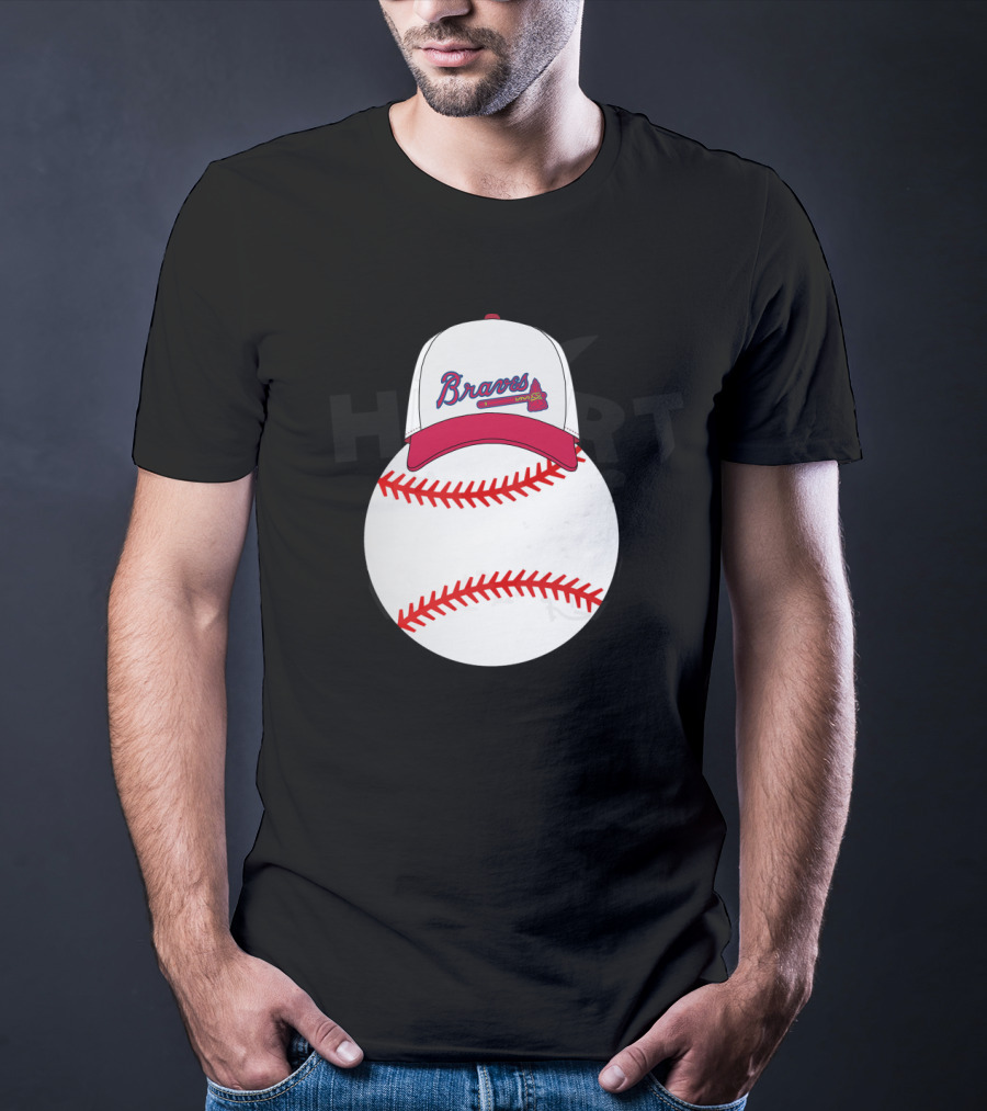 Atlanta Braves Mickey Mouse Hat Baseball T-Shirt