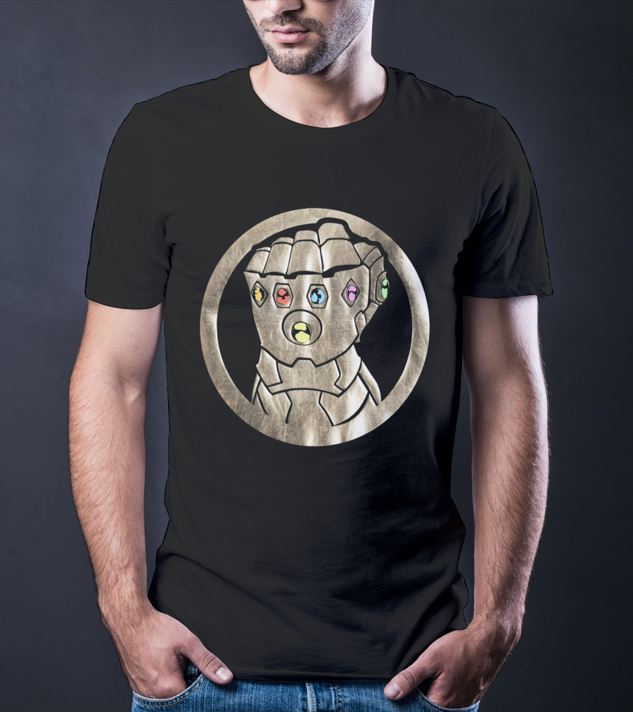 Avenger Infinity War Thanos Gauntlet With Infinity Stones T-Shirt