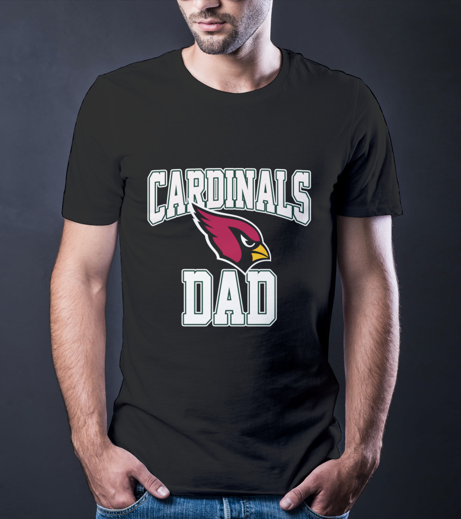 Cardinals Dad Arizona Cardinals Father's Day T-Shirt