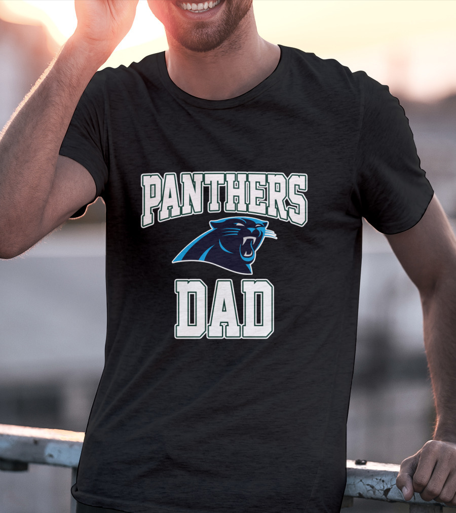 Panthers Dad Carolina Fathers Day T-Shirt