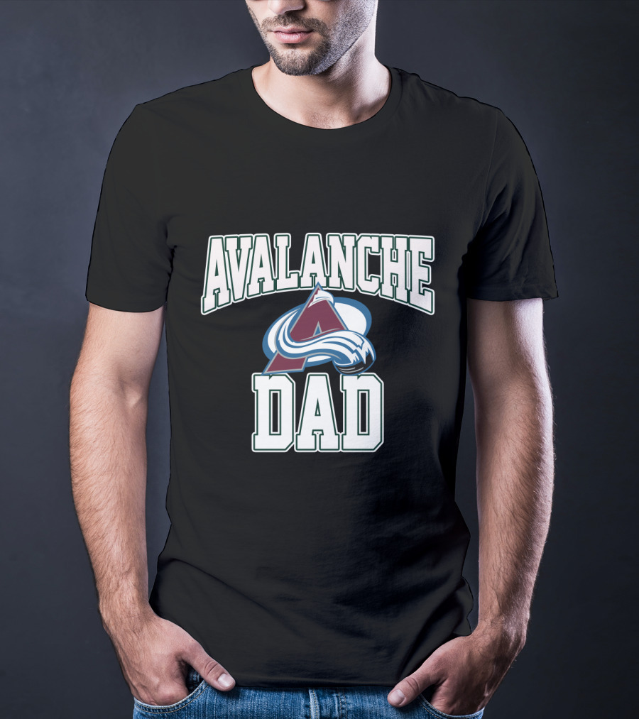 Avalanche Dad Colorado Hockey Enthusiast T-Shirt