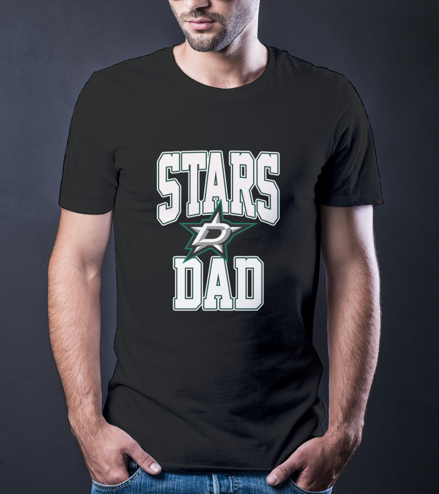 Dallas Stars Dad Hockey T-Shirt