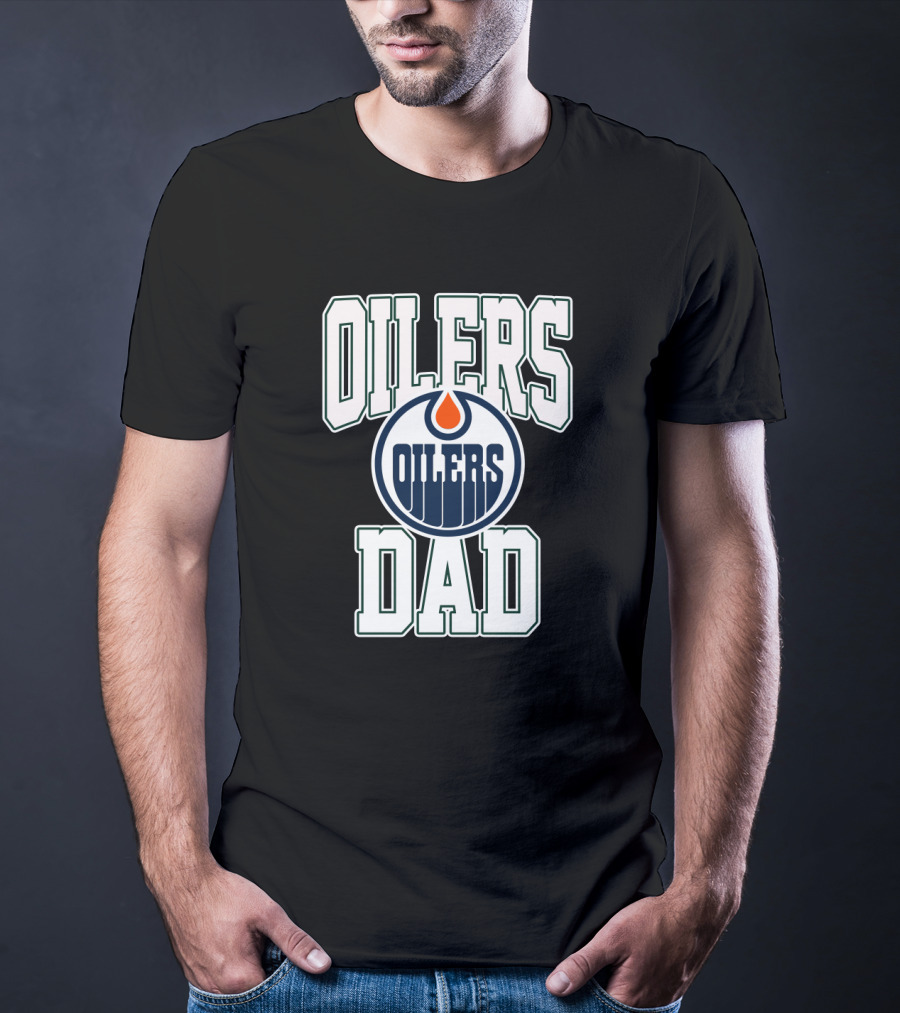 Edmonton Oilers Dad Hockey Fan Pride With Iconic Team T-Shirt
