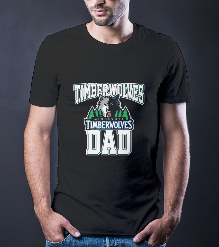 Minnesota Timberwolves Dad Father's Day Gift T-Shirt