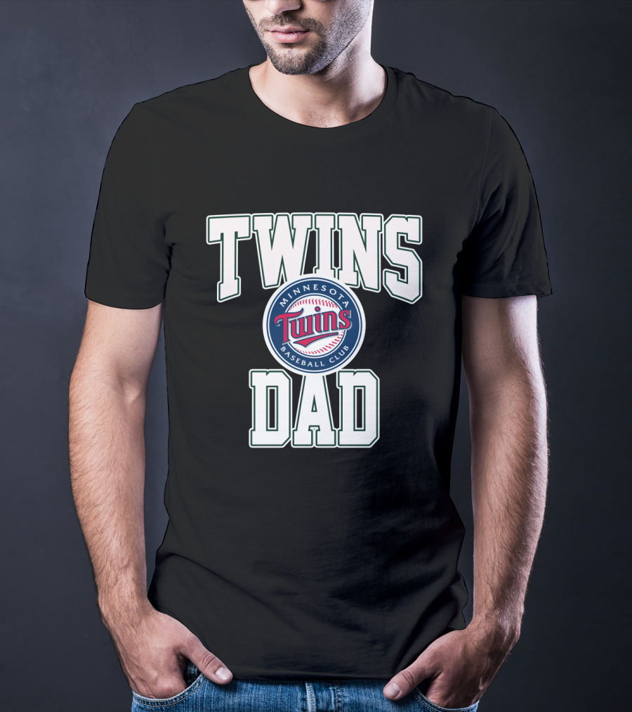 Minnesota Twins Baseball Club Twins Dad T-Shirt